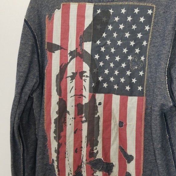 Denim & Supply Native Flag Sweatshirt medium - Picture 3 of 5
